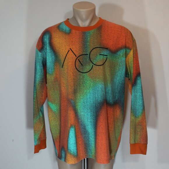 Nike ACG Snowdrift All-Over Printed Long sleeve T-Shirt #DV9663 - 719 size XL - Picture 8 of 9